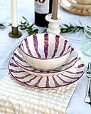 Woven Rosa ceramic dinner sets