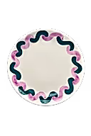 Onda Serving Plate - Lilac & Green