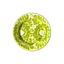 Florita Dessert Plate, Kiwi
