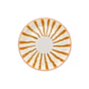 Wave Dinner Plate - Sunglow