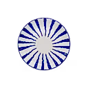 Wave Dinner Plate - Azure