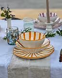 Wave Dinner Plate - Sunglow