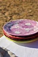 Florita Dessert Plates, Set of 4