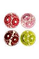 Florita Dessert Plates, Set of 4